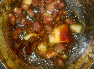 Hình của món Thịt heo kho quẹt.