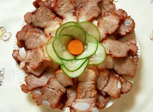 Hình của món Thịt Xá Xíu Nấu Bằng Nồi Cơm Điện.