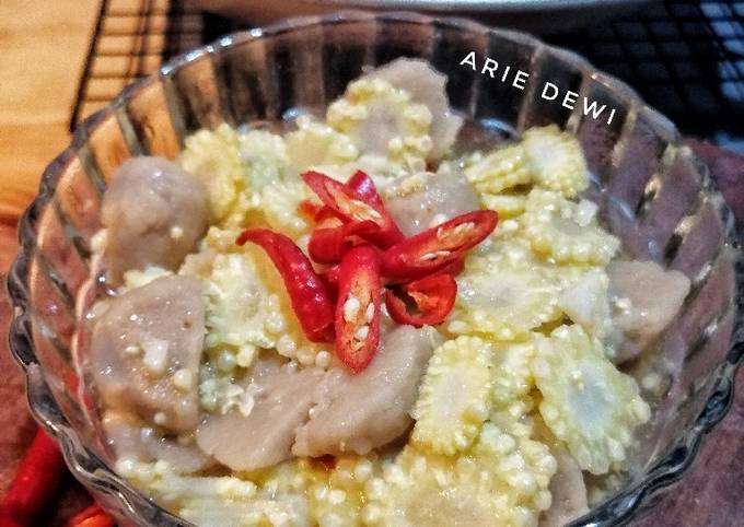 Tumis Baby Corn dan Baso