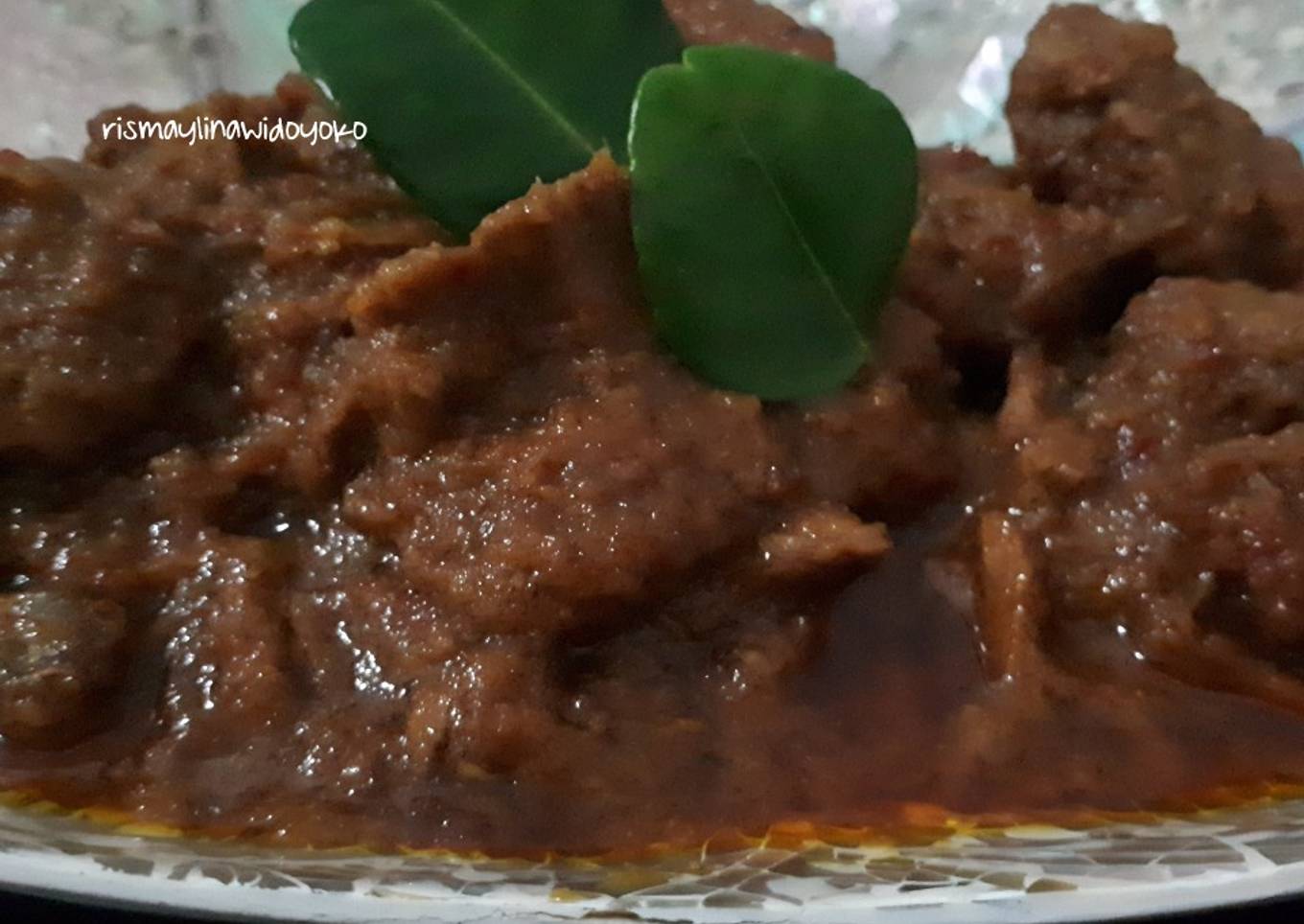Rendang Daging (tanpa santan)