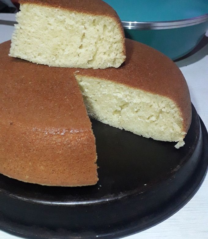 Una foto de Bizcochuelo en sartén de 24cm