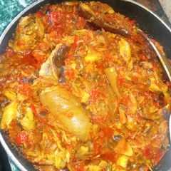 A picture of Pepper stew.
