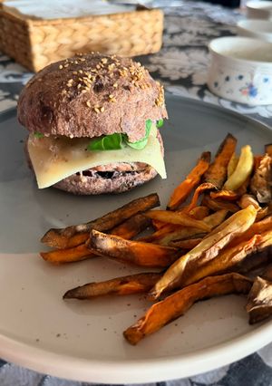Una foto de Pan de hamburguesa sin gluten y Keto 🍔