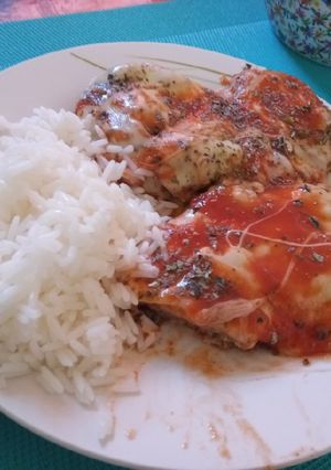 Una foto de Carne a la parmegiana