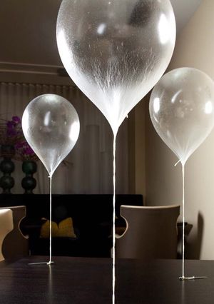 A picture of Edible balloons.