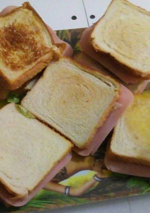 Una foto de Sándwich sencillo