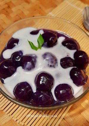Foto resep 1161. Bubur Candil Ubi Ungu