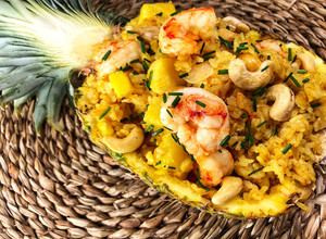 Foto principal de Khao Pad Saparod o arroz frito con piña