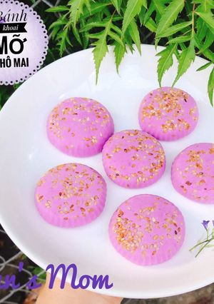 Hình của món Bánh khoai mỡ phô mai mix mè.