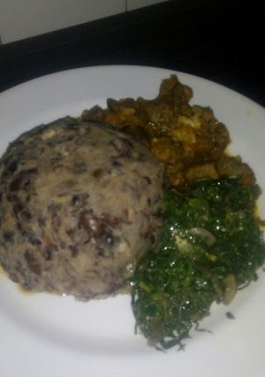 A picture of Njahe,Beef Stew&Mrenda/Sukuma#Africandish#KikwetuQueen#Maindish#.
