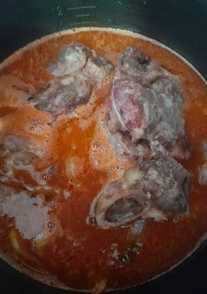 Una foto de Osobuco a la olla. Y chupate los dedos Mabel