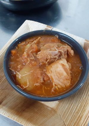Una foto de Dakdori tang (Guiso picante)