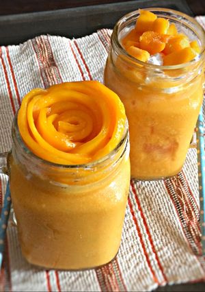 Foto resep Jus mangga kekinian #enakanbikinsendiri