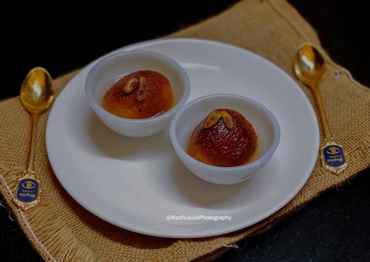 Recipe of Any-night-of-the-week Instant Gulab Jamun