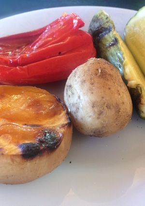 Una foto de Verduras a la parrilla
