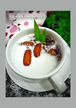 Foto resep 154. BIJI SALAK LABU KUNING