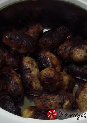 A picture of Sheftalia (Cypriot sausage).