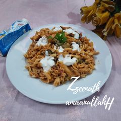 A picture of Fresh Cream Pasta.