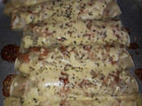 Canelones con relleno de carne (molida)