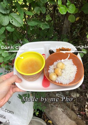 Hình của món Trứng cút rim mắm.