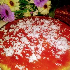 Eggless honey cake A picture of Eggless honey cake.