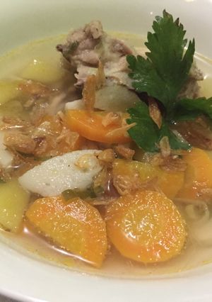 Foto resep Soup Ayam Kampung Sederhana