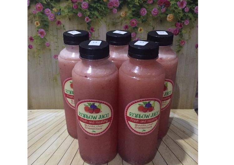 Resep Diet Juice Longan Plum Apple Tomato, Enak