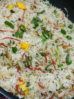 A picture of Vegetables Fried Rice.