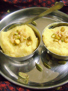 A picture of Sooji & Custard Halwa.