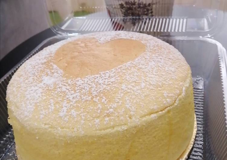 Langkah Langkah Memasak Cheddar Cheese Sponge Cake yang Murah