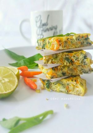 Foto resep Omelet Sayur