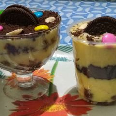 Custard Chocolate Biscake Pudding A picture of Custard Chocolate Biscake Pudding.