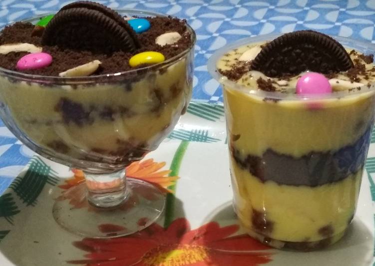 Step-by-Step Guide to Make Ultimate Custard Chocolate Biscake Pudding