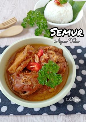 Foto resep 747. Semur Ayam-Tahu Bumbu Iris
