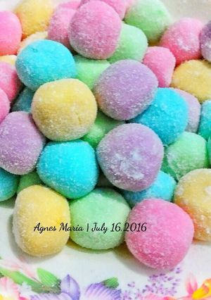 Foto resep Milk rainbow balls (bola2 susu) 🌈