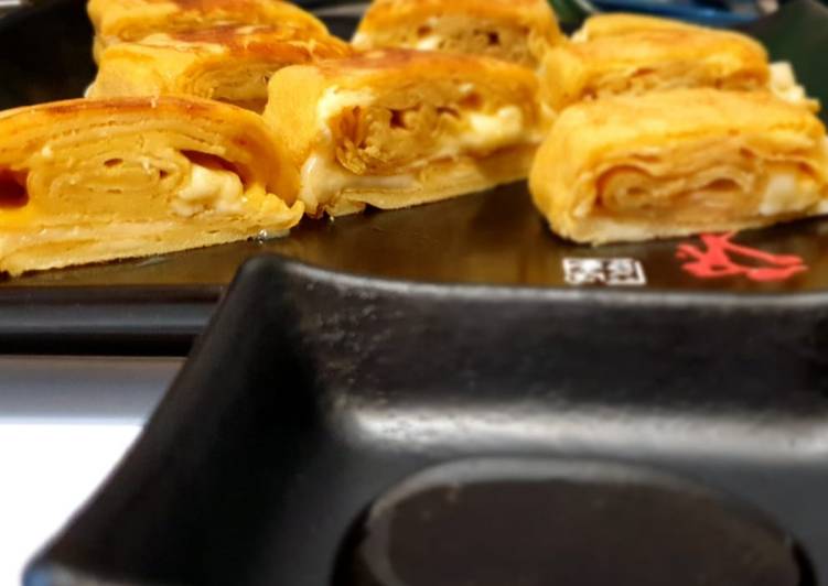 Recette Savoureux Tamagoyaki (omelette japonaise sucrée)