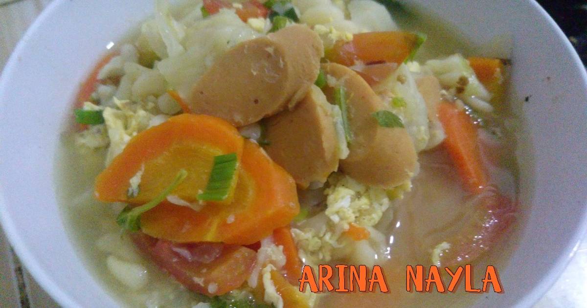 71 Resep Sayur Sop Makaroni Telur Enak Dan Mudah Cookpad