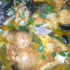 A picture of Catfish pepper soup.