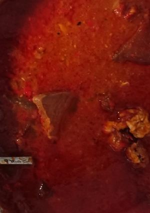 Foto resep Cecek dan daging balado