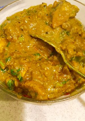A picture of Spicy Pepper Chicken Masala (Kerala Style).