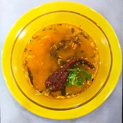 A picture of Katachi  Amti (chick peas stock curry).