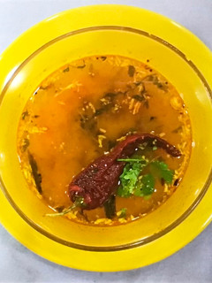 A picture of Katachi Amti (chick peas stock curry).