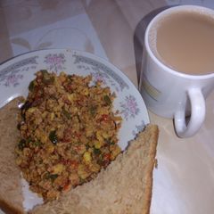 A picture of Stewed pepper & tomatoe eggs #festivecontest_nairobisouth.