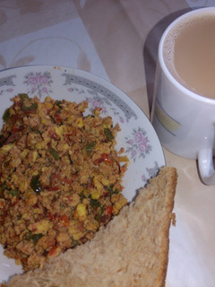 A picture of Stewed pepper & tomatoe eggs #festivecontest_nairobisouth.