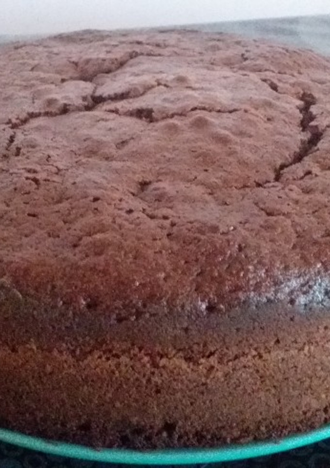 Una foto de Bizcochuelo para torta de chocolate sin leche