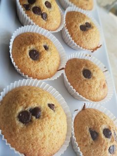 صورة لوصفة كَب كيك بحشوه الشوكولاه🍫
