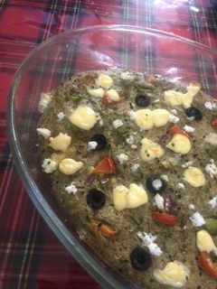 صورة لوصفة الكيكة المالحة بالجبن والتونه