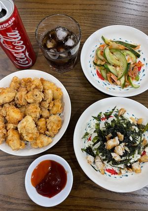 Hình của món Gà popcorn.