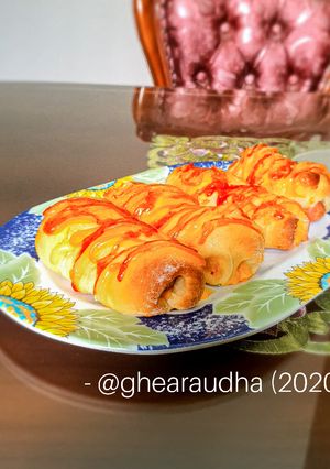 Foto resep Roti Sosis Keju