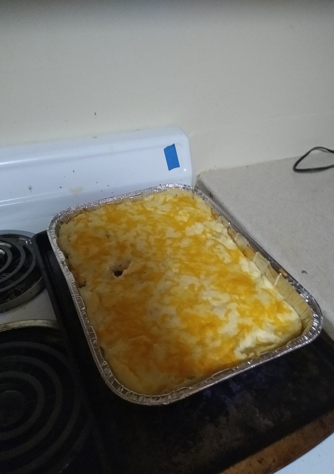 A picture of Homemade Shepherds Pie.